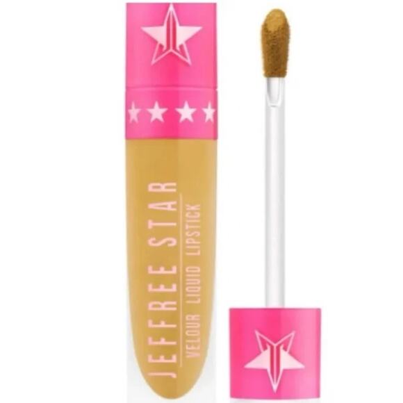 Jeffree Star Psychedelic Witch Velour Liquid Matte Gold Mustard Lipstick NIB - Picture 3 of 5